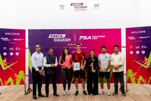 Egyptian Players Dominate the Finale of the Kolkata HCL Squash PSA Seif Refaay defeated Mohamed Gohar in the Men’s category Sohayla Hazem defeated Menna Walid in the Women’s category , Prize purse: US$9,000 each for the Men’s and Women’s categories
